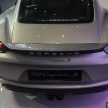Porsche 718 Cayman dan Cayman S kini di Malaysia