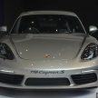 Porsche 718 Cayman dan Cayman S kini di Malaysia