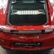 Porsche 718 Cayman, Cayman S make Malaysian debut at new Porsche Centre Penang, from RM530k