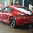 Porsche 718 Cayman dan Cayman S kini di Malaysia