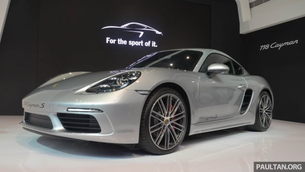 Porsche 718 Cayman dan Cayman S kini di Malaysia