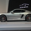 Porsche 718 Cayman dan Cayman S kini di Malaysia