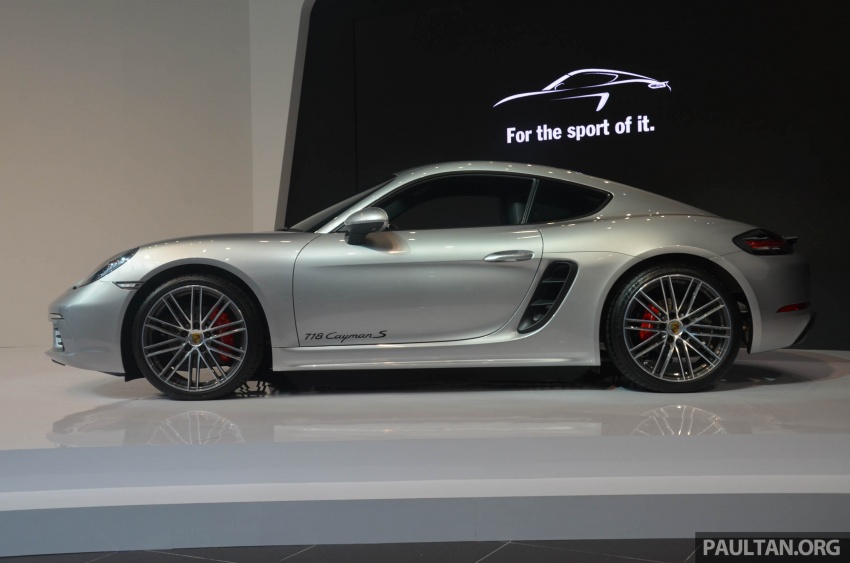 Porsche 718 Cayman dan Cayman S kini di Malaysia 630596