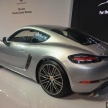 Porsche 718 Cayman dan Cayman S kini di Malaysia