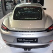 Porsche 718 Cayman dan Cayman S kini di Malaysia