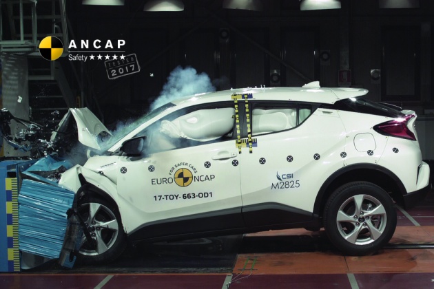 Toyota C-HR terima penarafan 5-bintang dari ANCAP