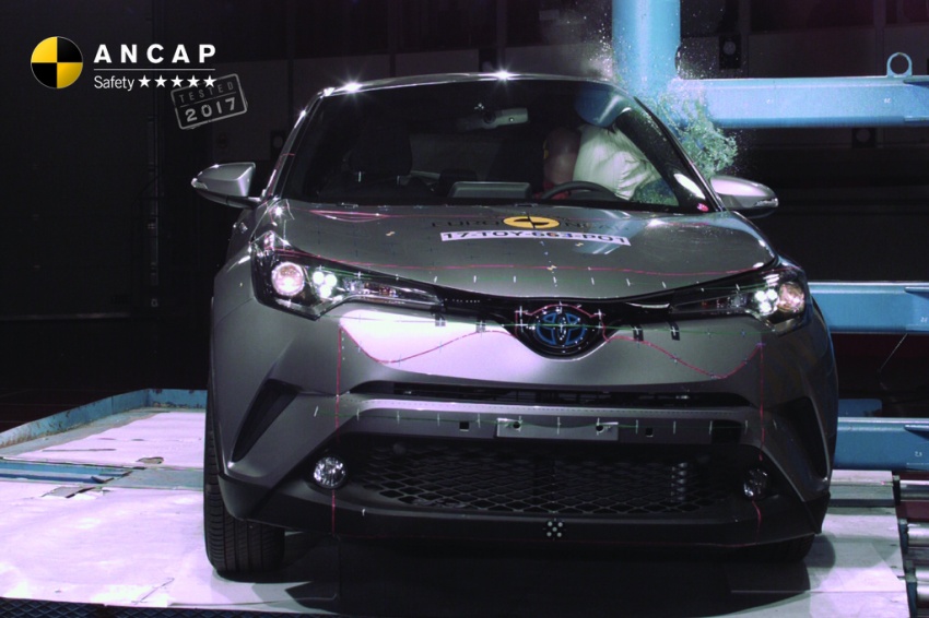 Toyota C-HR scores five-star ANCAP safety rating 623386