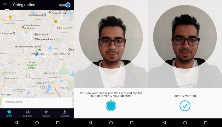 Uber introduces facial recognition security feature 635312