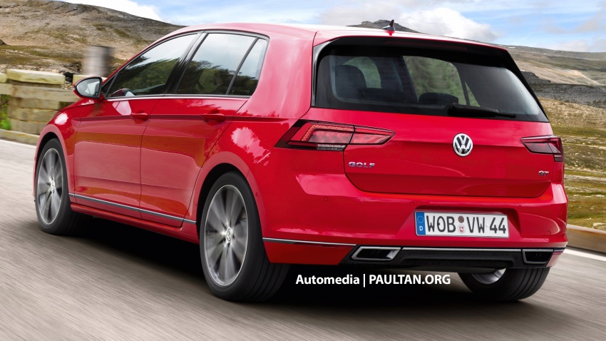 RENDERED: Volkswagen Golf Mk8 set to receive evolutionary design, new diesels; retain MQB platform 631775