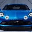Alpine A110 – kuasa 252 PS, saingan Porsche Cayman