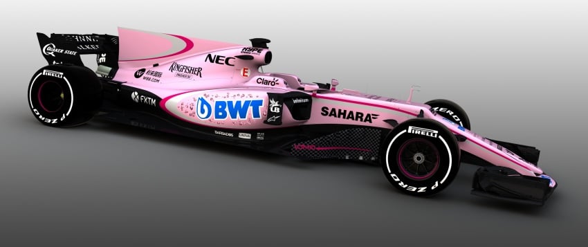 Force India debuts new pink livery with sponsor BWT 629816