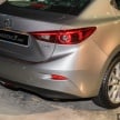 2017 Mazda 3 facelift launched in Malaysia – now with G-Vectoring Control; three variants, from RM111k