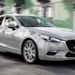2017 Mazda 3 facelift launched in Malaysia – now with G-Vectoring Control; three variants, from RM111k