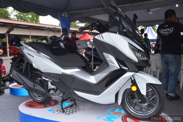 2017 SYM Cruisym 300i shown at Gempaq Penang 2.0