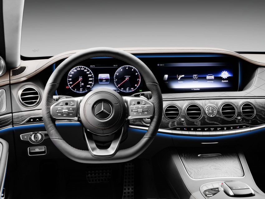 W222 Mercedes-Benz S-Class facelift debuts – new engines, enhanced styling, additional technologies 647387