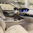 W222 Mercedes-Benz S-Class facelift diperkenalkan – enjin baharu, imej dipertingkat, teknologi ditambah