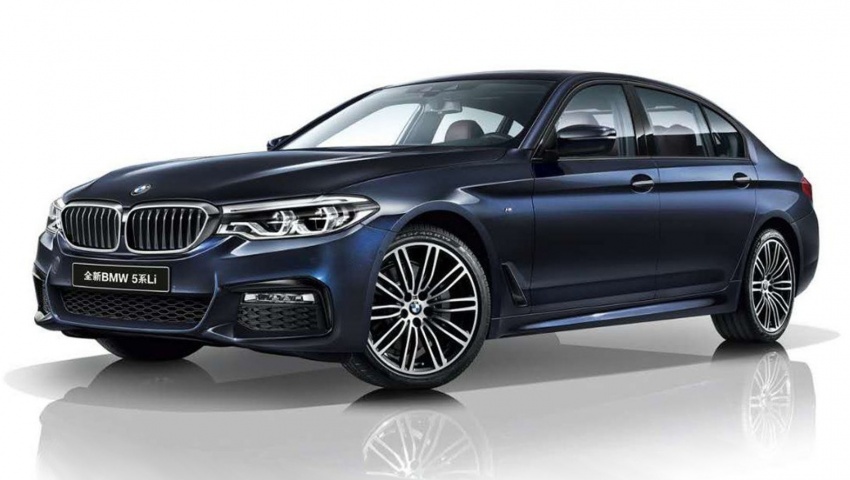 BMW 5 Series versi jarak roda lebih panjang untuk pasaran China – dijual pada harga bermula RM290k 642829