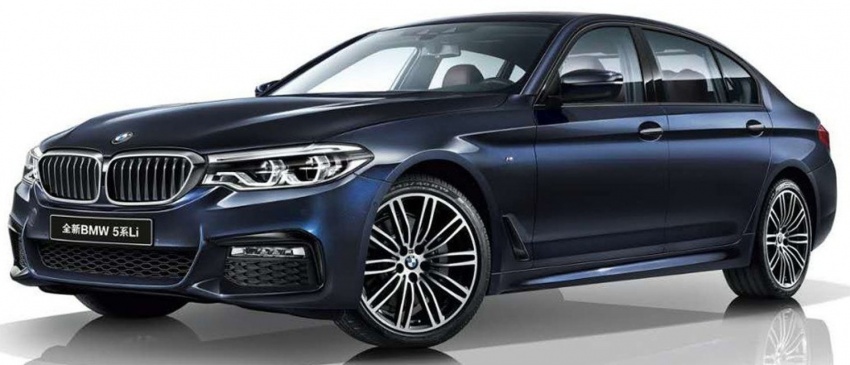 BMW 5 Series versi jarak roda lebih panjang untuk pasaran China – dijual pada harga bermula RM290k 642830
