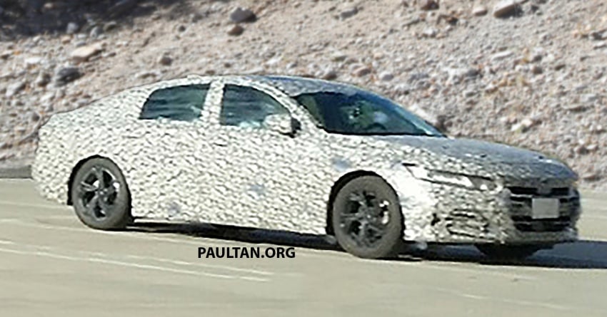 SPYSHOTS: 2018 Honda Accord strips some camo 646656