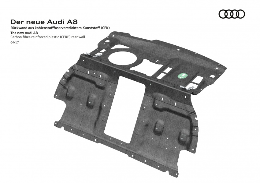 D5 Audi A8 to use multi-material space frame chassis 640811