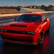 Dodge Challenger SRT Demon – world’s quickest production car with 840 hp, 0-100 km/h in 2.3 secs