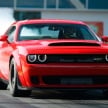 Dodge Challenger SRT Demon – world’s quickest production car with 840 hp, 0-100 km/h in 2.3 secs
