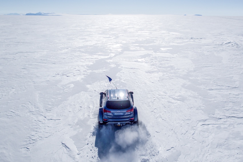 Hyundai Santa Fe survives trip across the Antarctic 650347