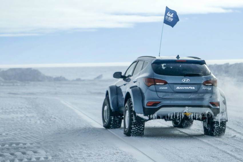 Hyundai Santa Fe survives trip across the Antarctic 650349
