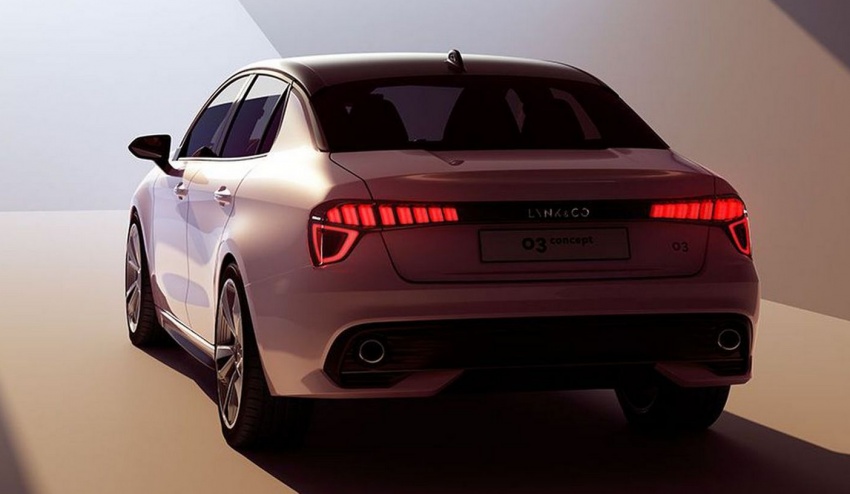Lynk & Co 03 sedan concept to make Shanghai debut – to feature Volvo engines, hybrid technology Image #646390