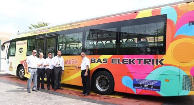 MBSA lancarkan perkhidmatan bas elektrik percuma
