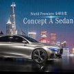 Mercedes-Benz A-Class sedan shown – Beijing debut