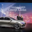 Mercedes-Benz A-Class sedan shown – Beijing debut