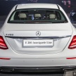 W213 Mercedes-Benz E-Class CKD launched in Malaysia – from RM349k, up to RM47k less than CBU