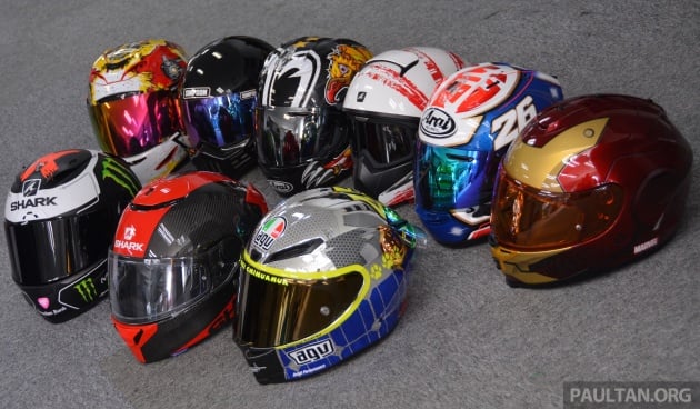 Can you bring your motorcycle helmet into Malaysia?