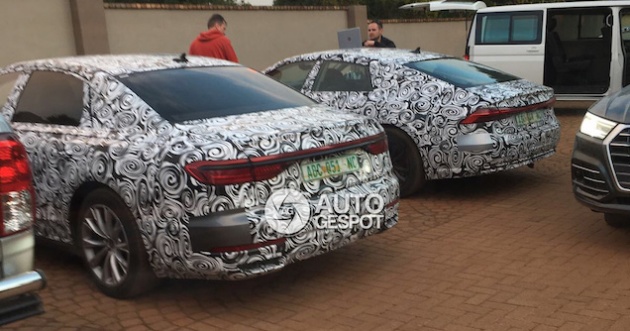 Next-gen Audi A8, A7 – new taillight designs seen