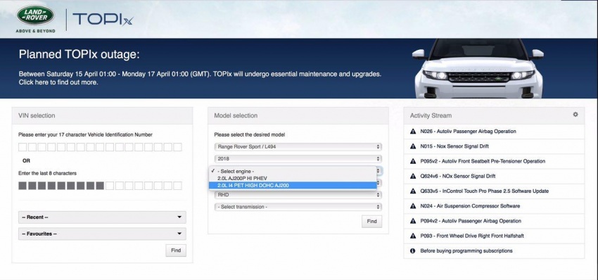 Range Rover Sport 2018 akan guna enjin petrol 2.0L Ingenium dan tambahan varian plug-in hybrid 641994