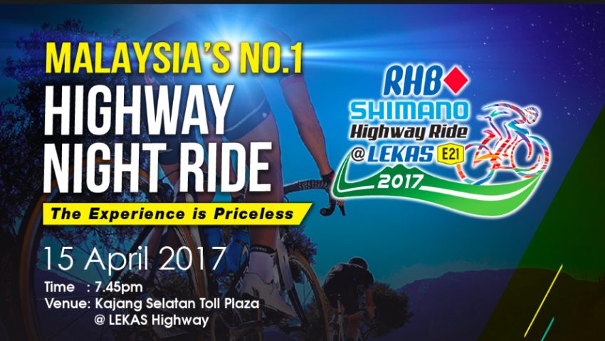 Lebuhraya LEKAS ditutup pada hujung minggu ini untuk menjayakan penganjuran Ride@LEKAS 2017 642781