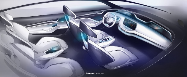 ArtStation - Citroën Car Interior Sketch