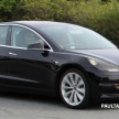 SPYSHOT: Tesla Model 3 dijumpai melakukan ujian