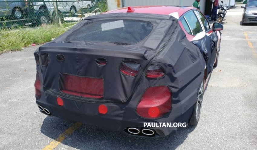 SPIED: Kia Stinger – four-door GT sighted in Malaysia 652283