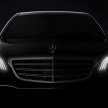 2018 W222 Mercedes-Benz S-Class facelift teased in New York – to debut at Auto Shanghai next week