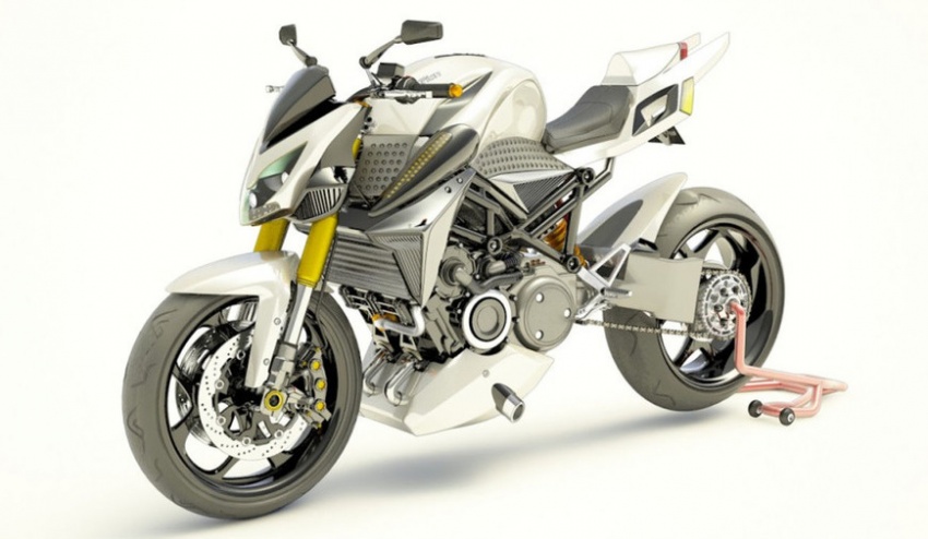 Furion M1 – Motosikal konsep dengan enjin wankel rotary bersama sistem hibrid motor elektrik 654631