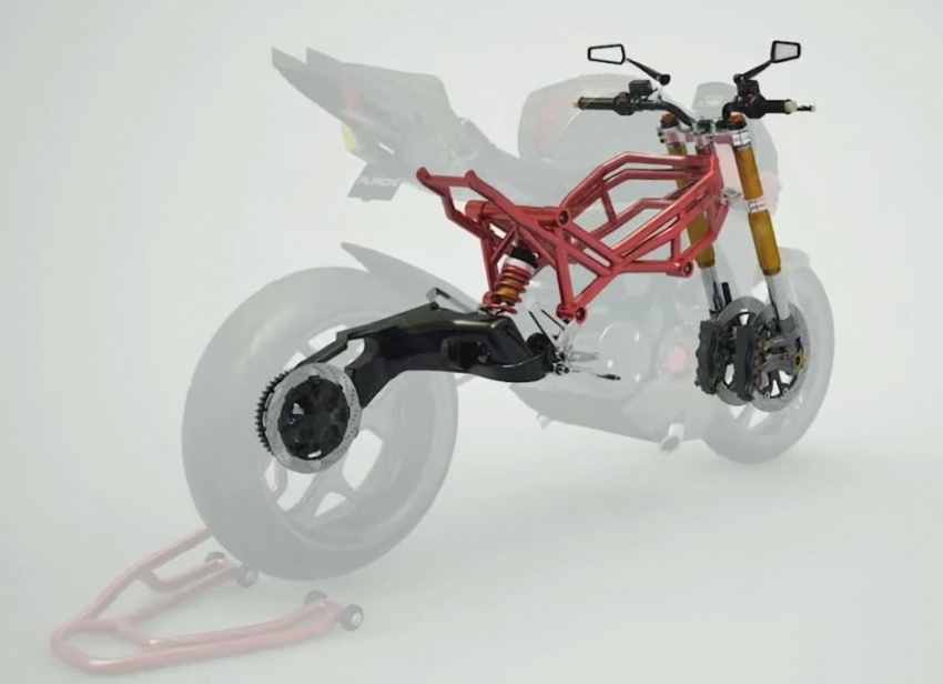 Furion M1 – Motosikal konsep dengan enjin wankel rotary bersama sistem hibrid motor elektrik 654616