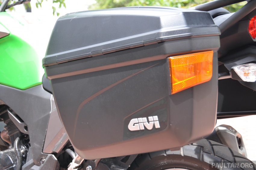 2017 Kawasaki Versys-X 250 gets prototype Givi boxes 662551