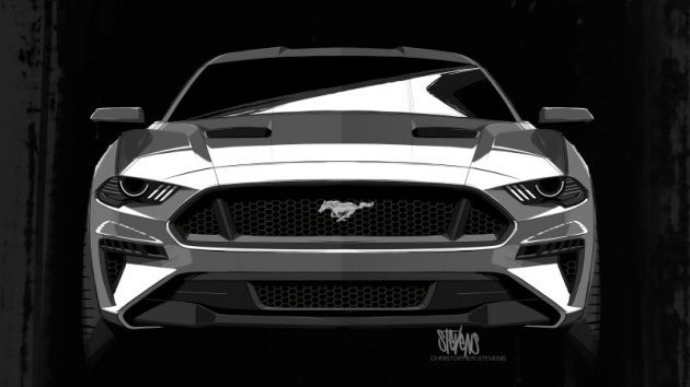 Ford Mustang 2018 – inspirasi wajah Darth Vader