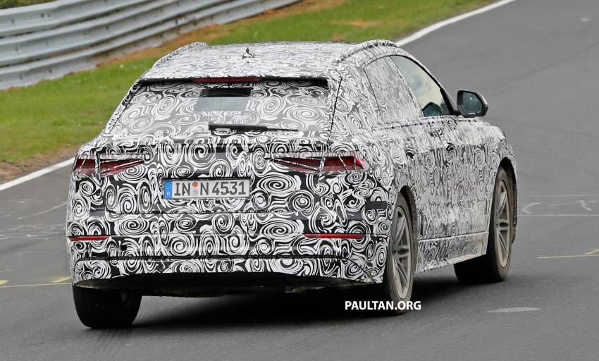SPIED: Audi Q8 with frameless windows, Android OS 665371
