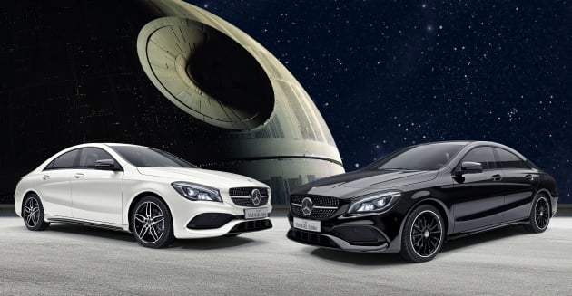 Mercedes-Benz CLA 180 Star Wars Edition – hanya 120 unit, hitam dan putih, dibina khas untuk pasaran Jepun
