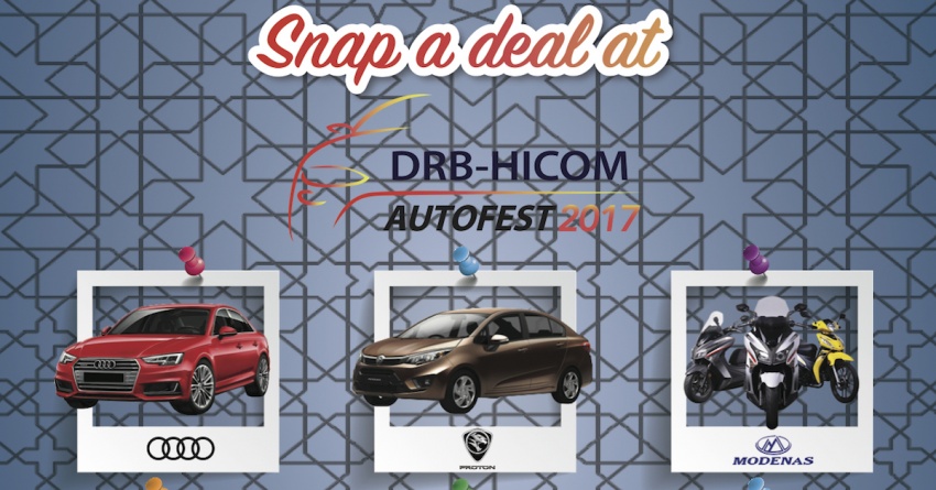 AD: DRB-HICOM Autofest 2017, May 19-21, Glenmarie – deals on Proton, Audi, Honda, Modenas and more! 659331