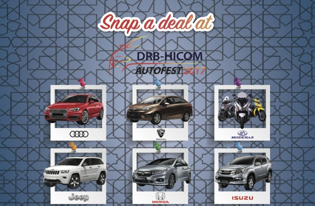 AD: DRB-HICOM Autofest 2017, May 19-21, Glenmarie – deals on Proton, Audi, Honda, Modenas and more!