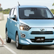 Perodua Alza baharu dilukis secara digital guna badan Daihatsu Mira e:S pasaran Jepun, lampu bertingkat